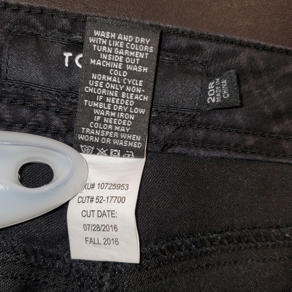 Torrid Black/Gray Plaid Jeans 20R - Picture 6 of 12